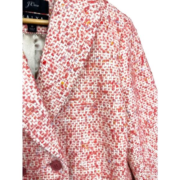 J. Crew Daphne Topcoat in Italian Tweed Wool Blend Size 6 - Picture 13 of 16